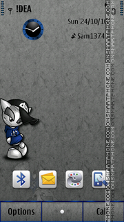 Mr Lonely S^3 theme screenshot