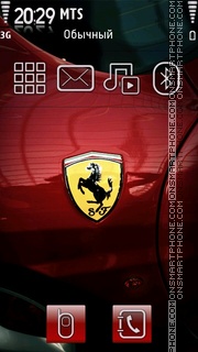 Capture d'écran Ferrari 460 thème