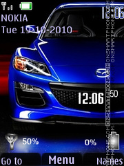 Скриншот темы Mazda Signal N Battery