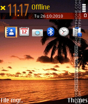 Capture d'écran Palms 03 thème