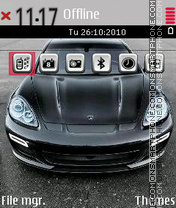 Porsche Panamera theme screenshot