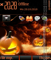 Halloween 2014 tema screenshot