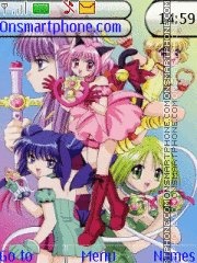 Tokyo Mew Mew theme screenshot