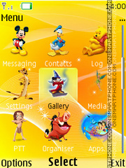 Disney Icons 01 tema screenshot