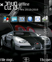 Bugatti Veyron Pur Sang es el tema de pantalla