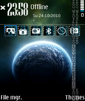 Space 17 tema screenshot