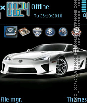 Lexus lf 01 theme screenshot