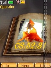 Gold fish tema screenshot