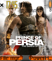 Capture d'écran Prince Of Persia 2029 thème
