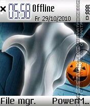 Ghost 01 tema screenshot