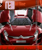 Sport Car 05 tema screenshot