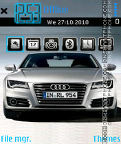 Audi a7 es el tema de pantalla