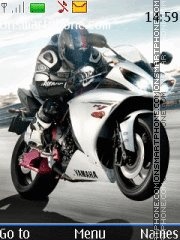 Yamaha YZF R1 theme screenshot