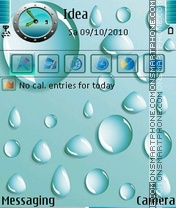 WaterDrops tema screenshot