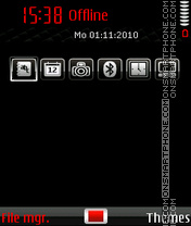 Black Beauty tema screenshot