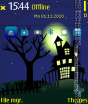 Castle Halloween tema screenshot