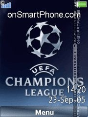 Champions League 08 es el tema de pantalla