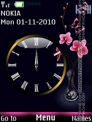 Скриншот темы Still life clock