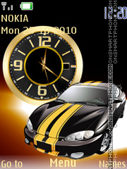 Honda Clock tema screenshot