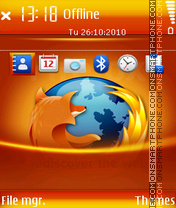 Скриншот темы Firefox 16