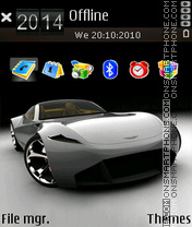 Aston Martin DV1 tema screenshot