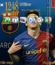 Messi 06 Theme-Screenshot