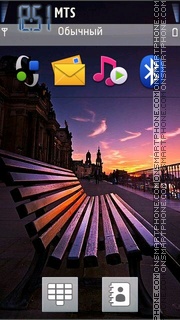 Sunset Hq tema screenshot