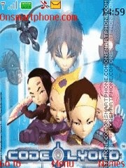 Code Lyoko tema screenshot