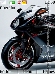 Honda clock tema screenshot