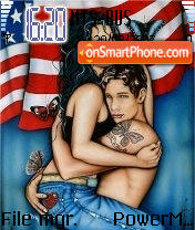 Love Usa tema screenshot