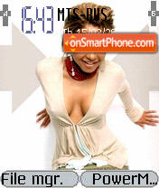 Christina Milian theme screenshot