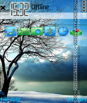 Winter tree 03 tema screenshot