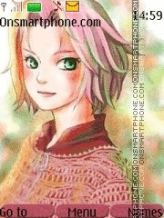 Capture d'écran Haruno Sakura thème