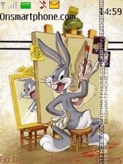 Скриншот темы Bugs bunny