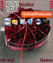 Rose tema screenshot