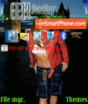 Fergie tema screenshot