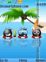 Summer Cartoon Theme-Screenshot