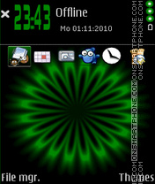 Greenillusion theme screenshot