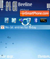 O2 v2 Theme tema screenshot