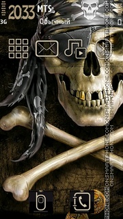 Skull Smile theme screenshot