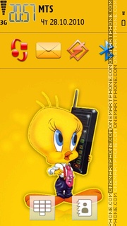 Tweety Bird 02 theme screenshot