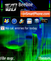 Скриншот темы E-phone 240 yI