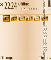 Choco 01 tema screenshot