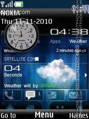 Nokia Clock 05 theme screenshot