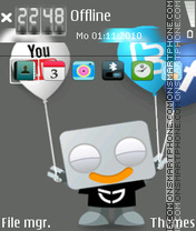 Cwampwc mroobot ipbox es el tema de pantalla