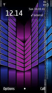 Magic Cubes Blue theme screenshot