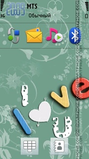 I Love You 33 tema screenshot