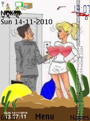 Funny Cartoon X tema screenshot