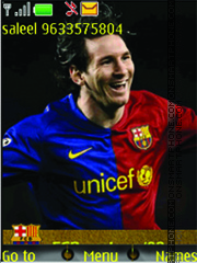 Lionel Messi tema screenshot