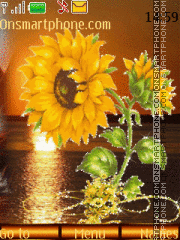 Скриншот темы Sunflower